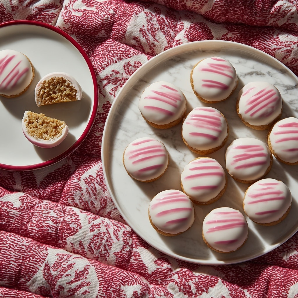Striped Peppermint Sandwich Cookies Recipe