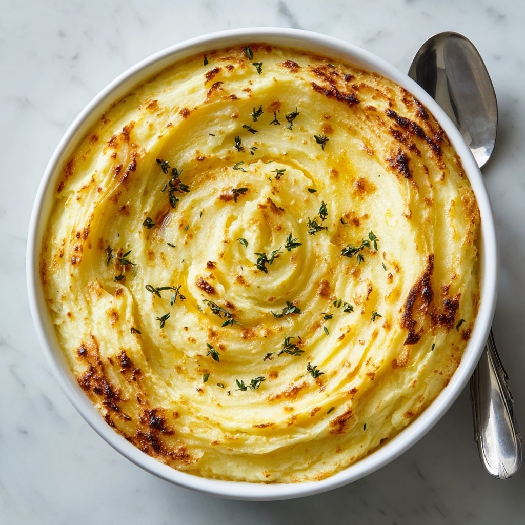 Creamiest Baked Mashed Potatoes Recipe