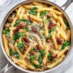 Creamy Tuscan Sausage Pasta Recipe