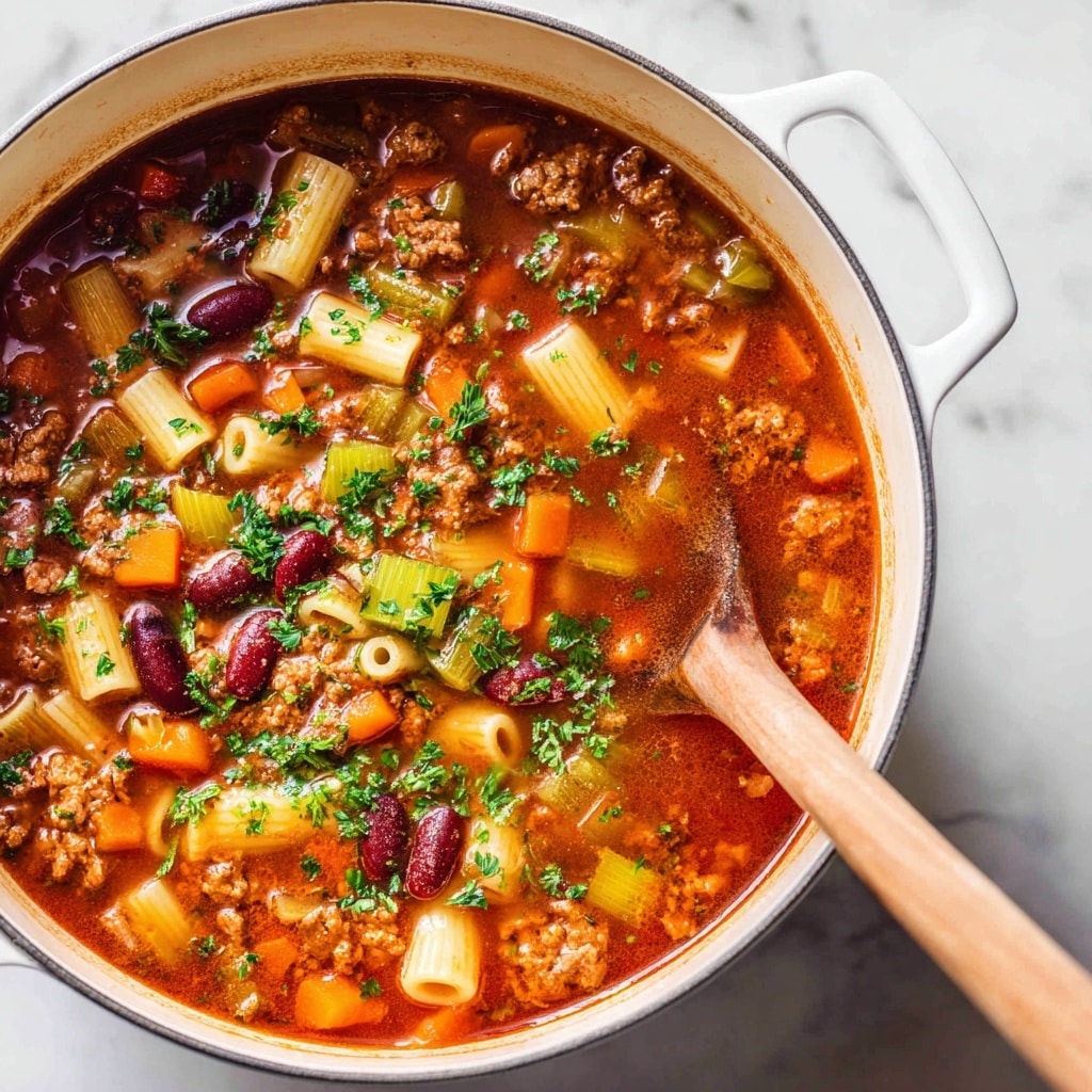 Pasta e Fagioli Soup {Olive Garden Copycat Recipe} Recipe - Recipe Image