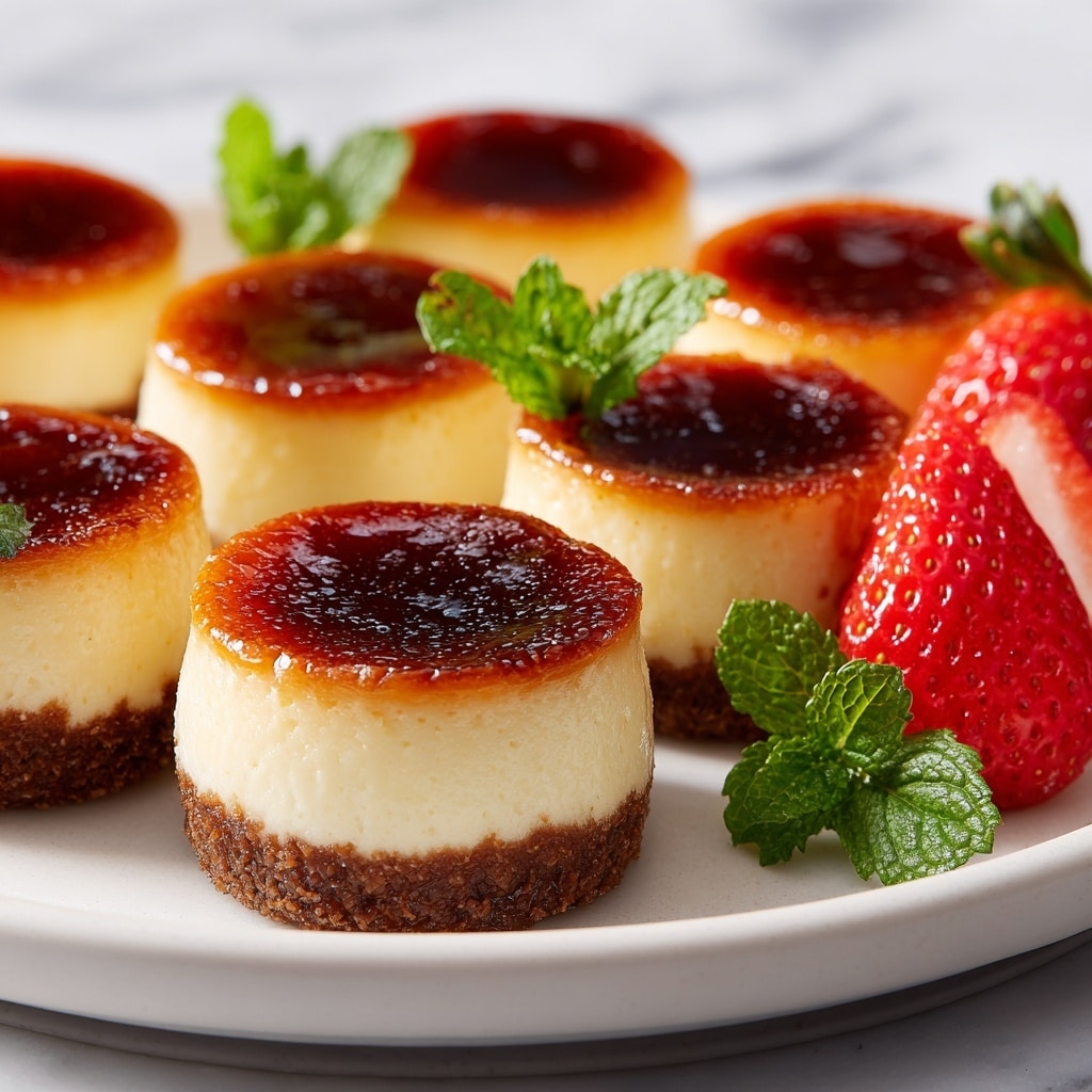 Mini Créme Brûlée Cheesecake Bites Recipe