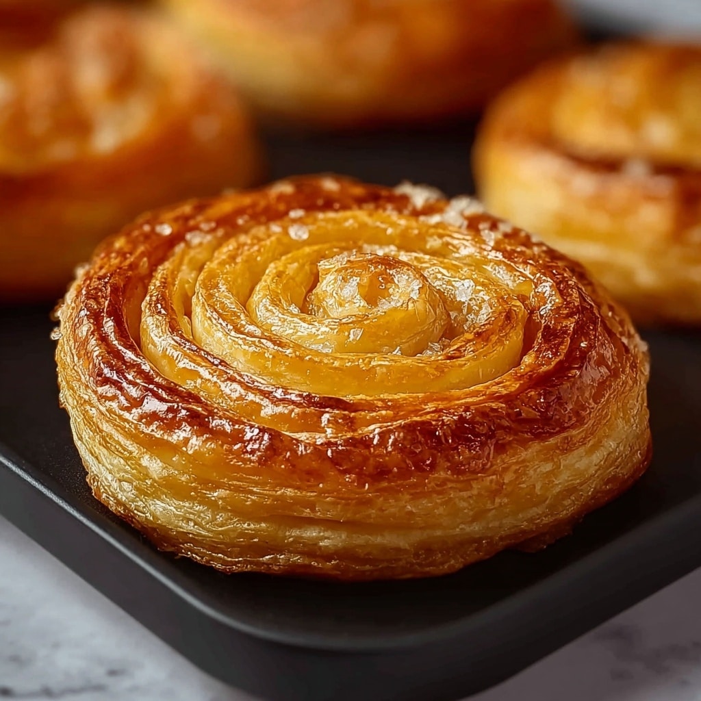 Breakfast Sausage and Cheddar Pastry Pinwheels Recipe - Recipe Image