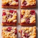 Raspberry Streusel Shortbread Bars Recipe