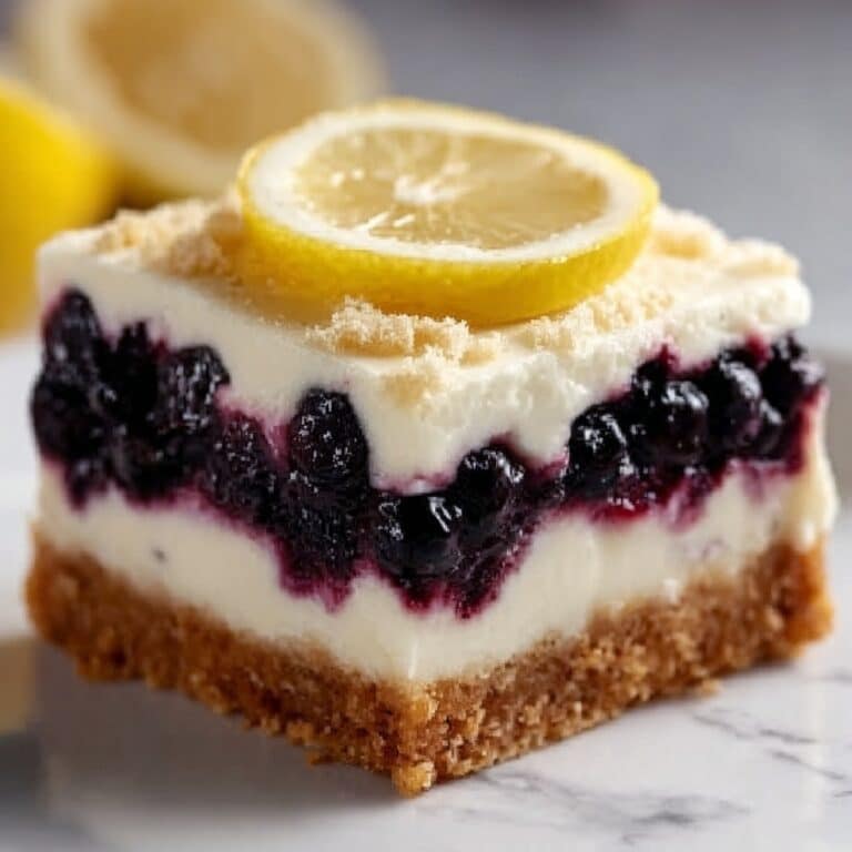 Blueberry Lemon Blondies Recipe