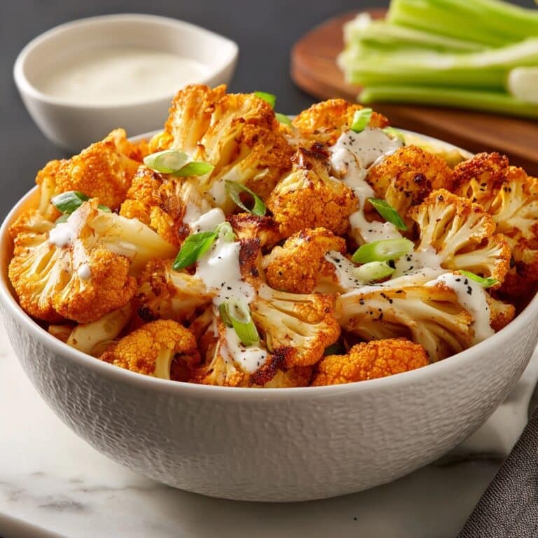 Air Fryer Buffalo Cauliflower Recipe