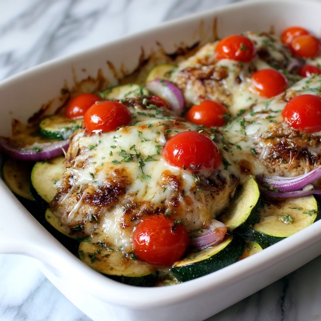 Mediterranean Chicken Zucchini Bake Recipe - Recipe Image