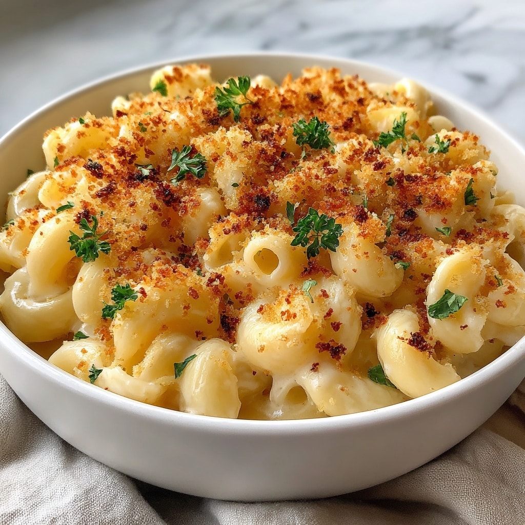 Garlic Parmesan Mac and Cheese Recipe