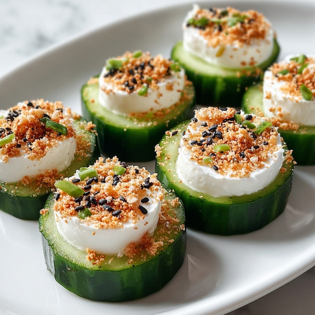 Everything Bagel Cucumber Bites Recipe - Recipe Image
