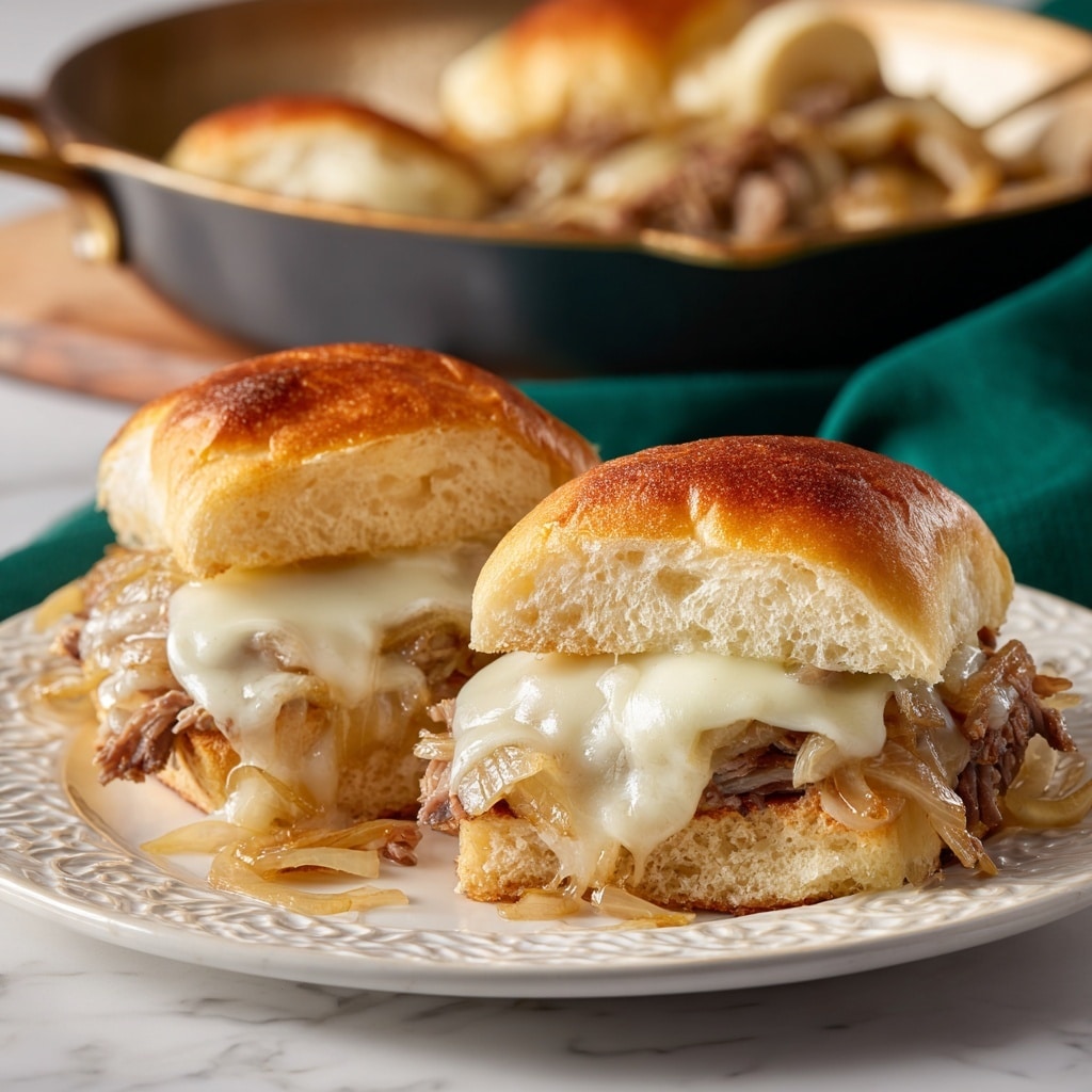 Garlic Butter Cheese Steak Sandwiches Recipe