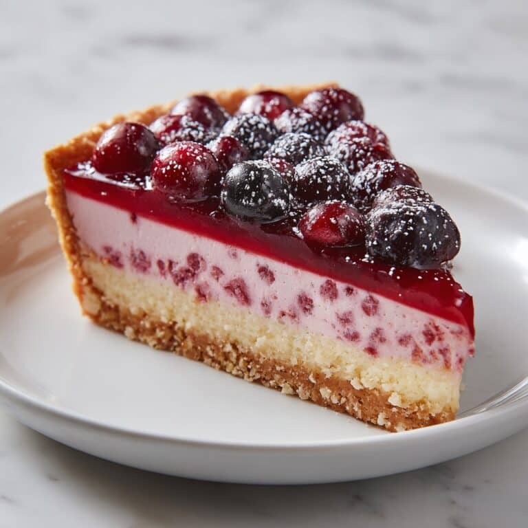 Cranberry Custard Pie Recipe