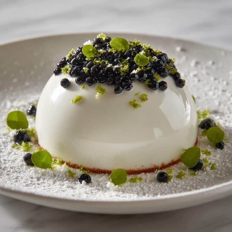Parmesan Panna Cotta with Balsamic Caviar Pearls Recipe