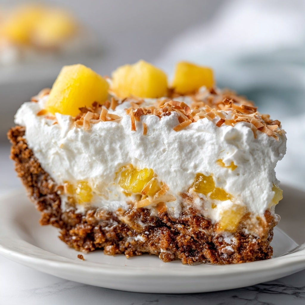 Tropical Pineapple Paradise Pie Recipe - Recipe Image