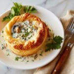Vol-au-Vent with Creamy Mushroom Filling Recipe