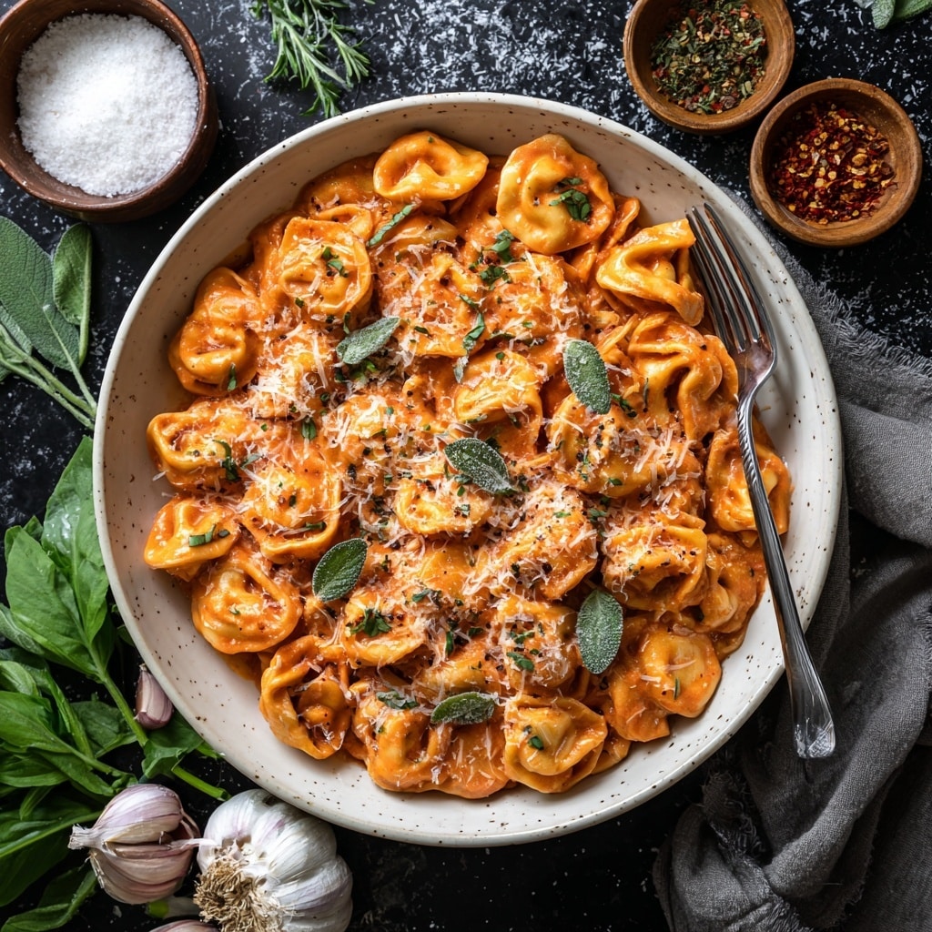 French Onion Tortellini Bake Recipe - Recipe Image