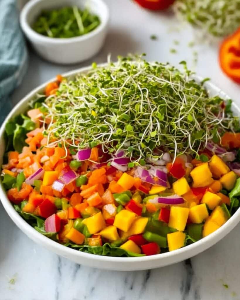 Sprouted Moong Salad Recipe