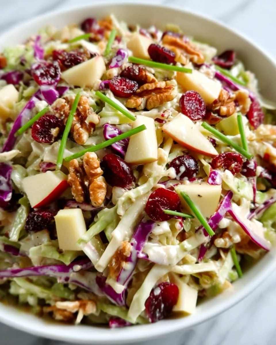 Apple Cranberry Coleslaw Recipe - Recipe Image