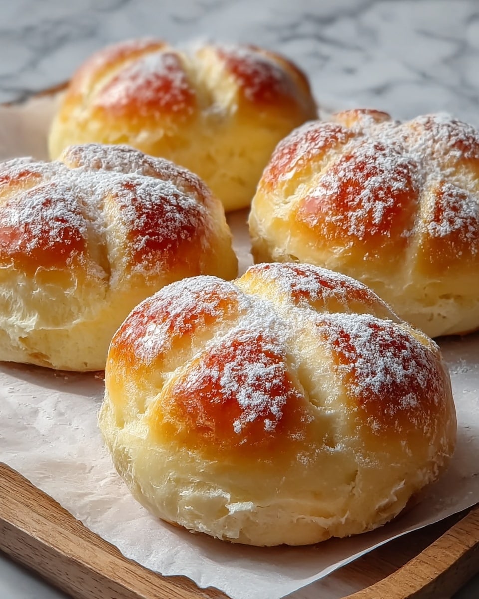 Strawberry and Cream Cheese Pineapple Buns Recipe - Recipe Image