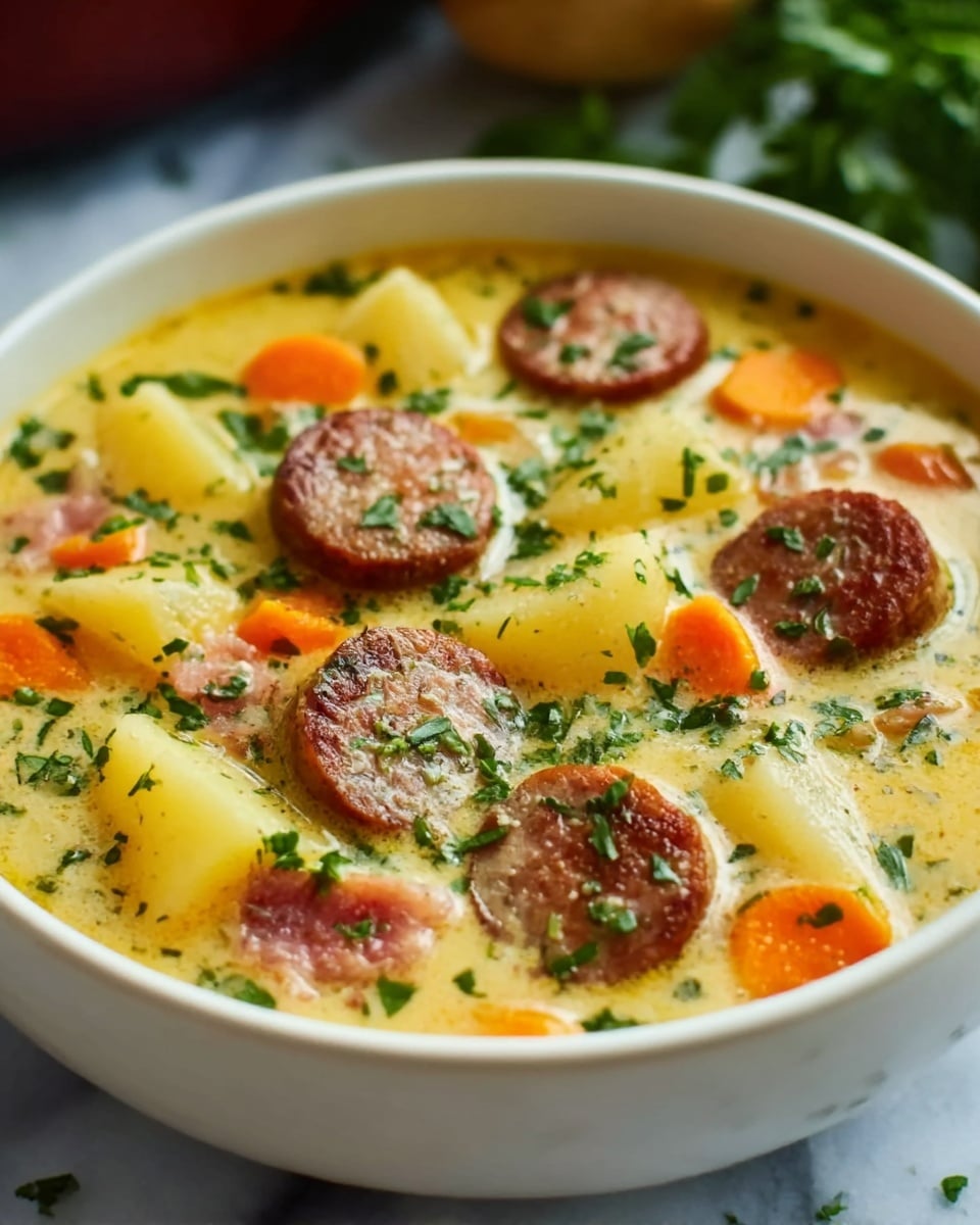 Kielbasa Potato Soup Recipe - Recipe Image