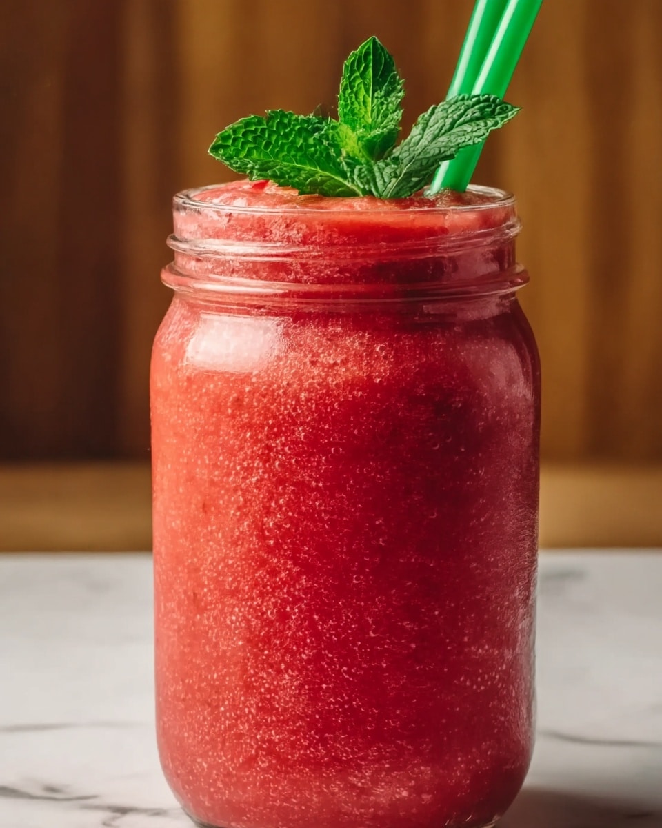 Watermelon Strawberry Smoothie Recipe