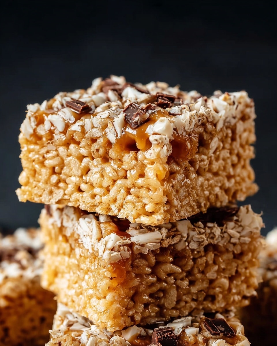 Samoa Rice Krispie Treats Recipe - Recipe Image