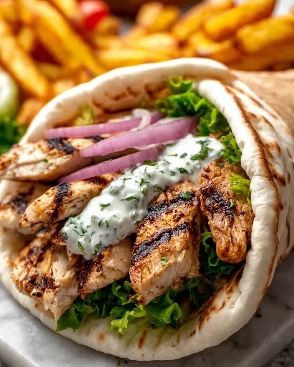 Greek Chicken Gyro Recipe - Recipe Image