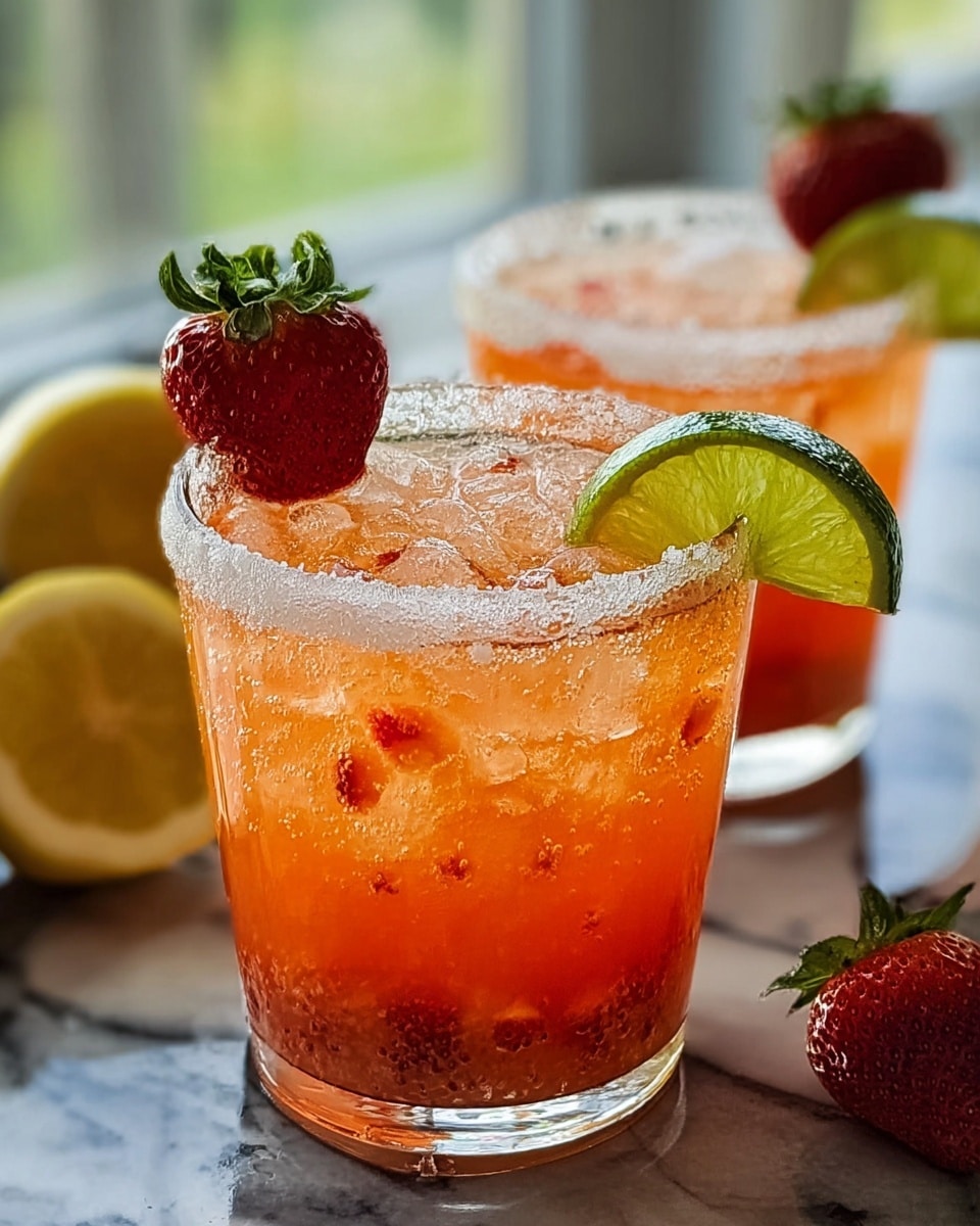 Ultimate Strawberry Tequila Fizz Recipe - Recipe Image