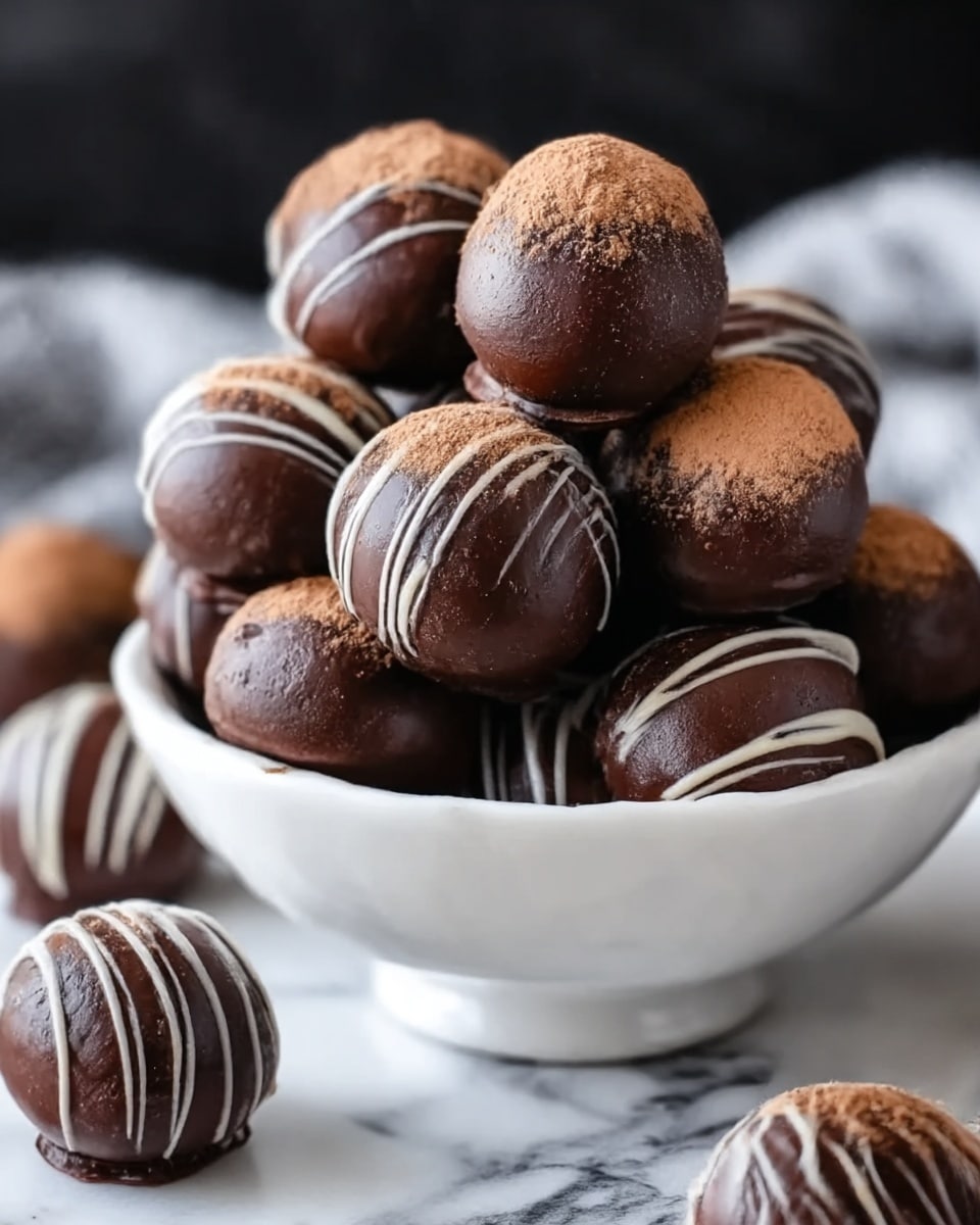 Dark Chocolate Coffee Truffles Recipe - Recipe Image