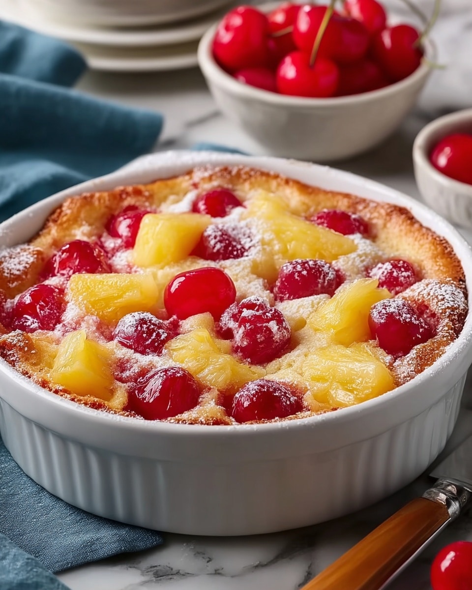 Cherry Pineapple Dump Cake Recipe - Recipe Image