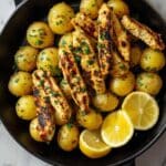 Chicken and Potato Skillet with Honey Soy Marinade Recipe