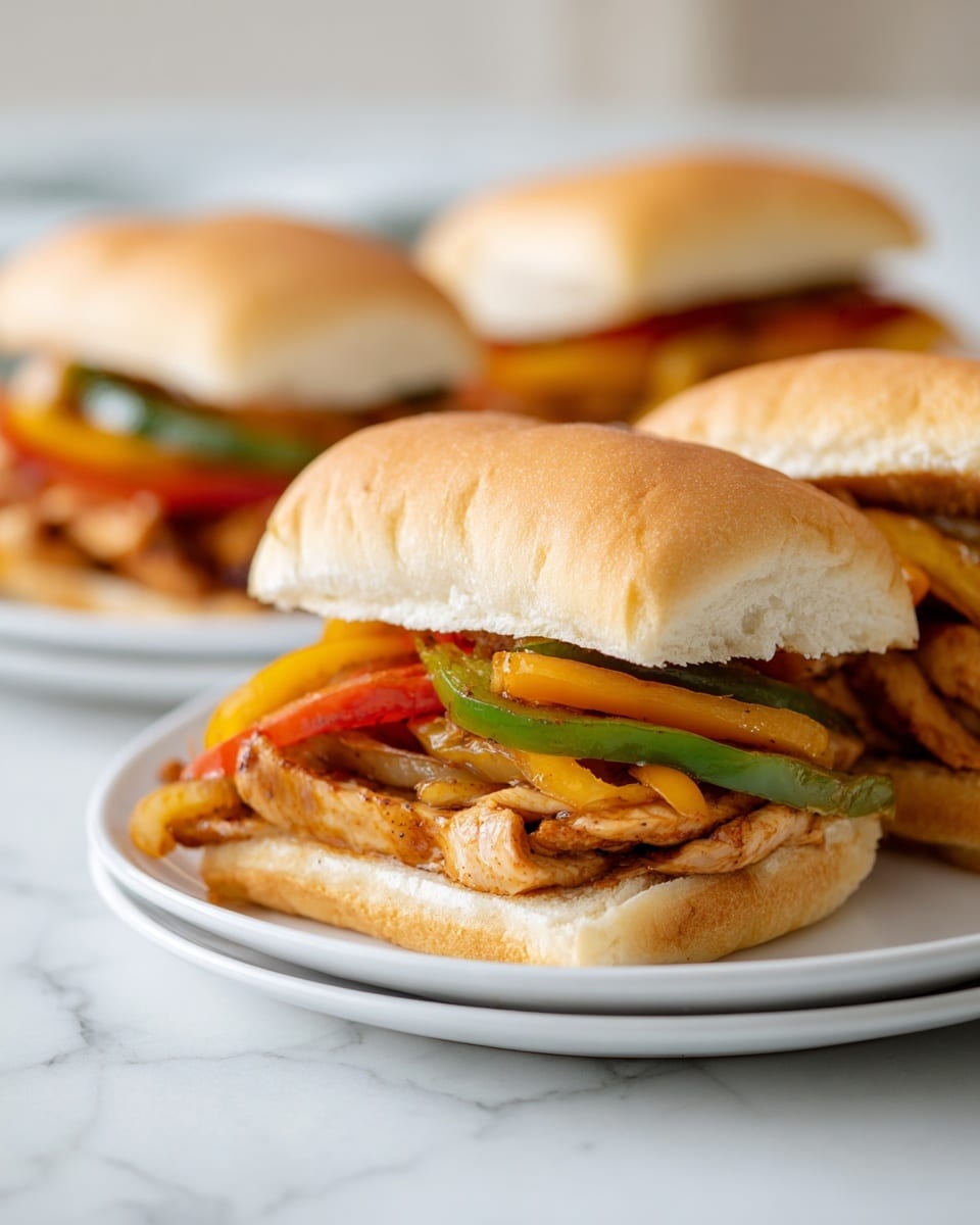 Chicken Philly Sandwiches Recipe - Recipe Image