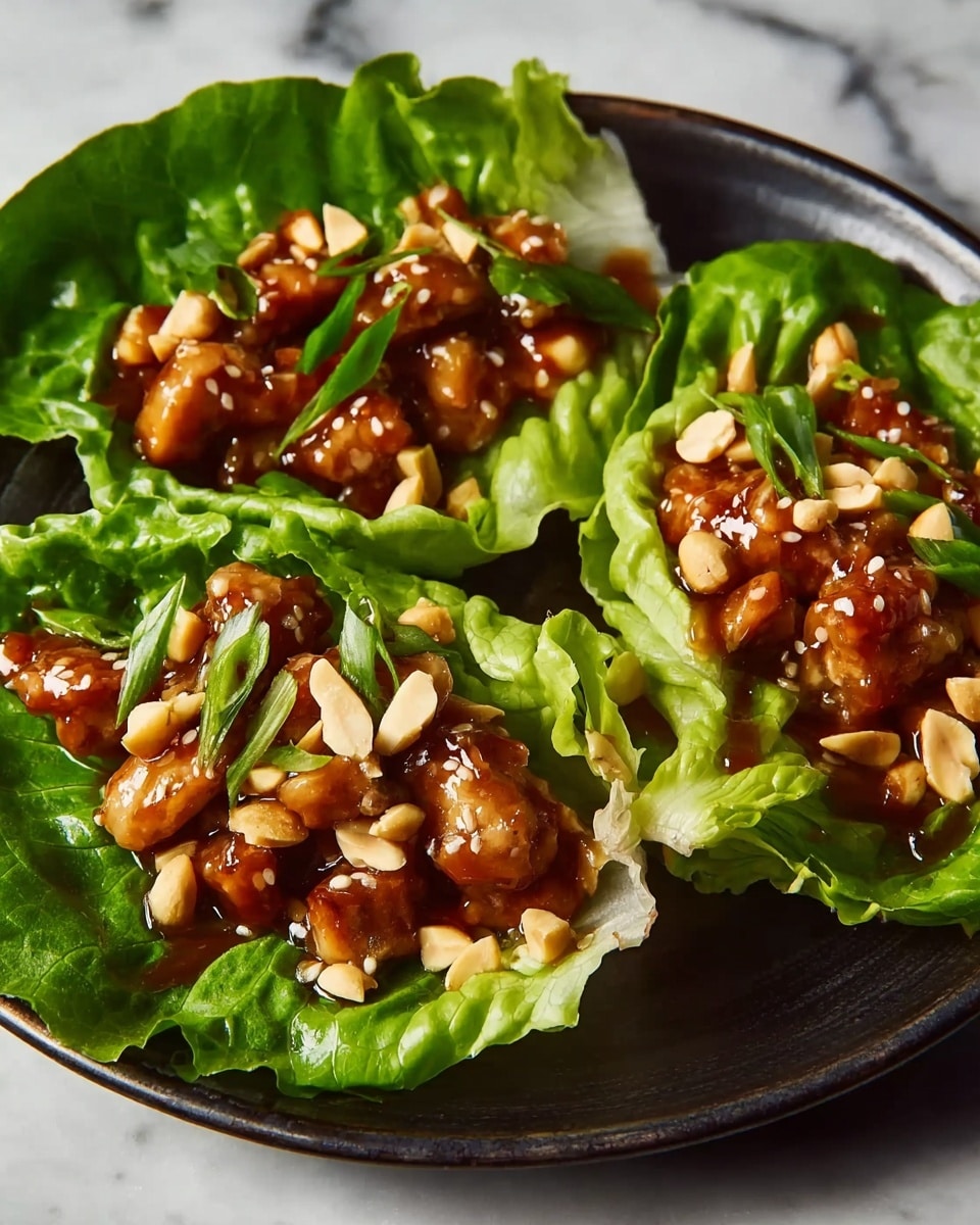 Flavorful Teriyaki Chicken Lettuce Wraps – Light, Easy & Delicious! Recipe - Recipe Image