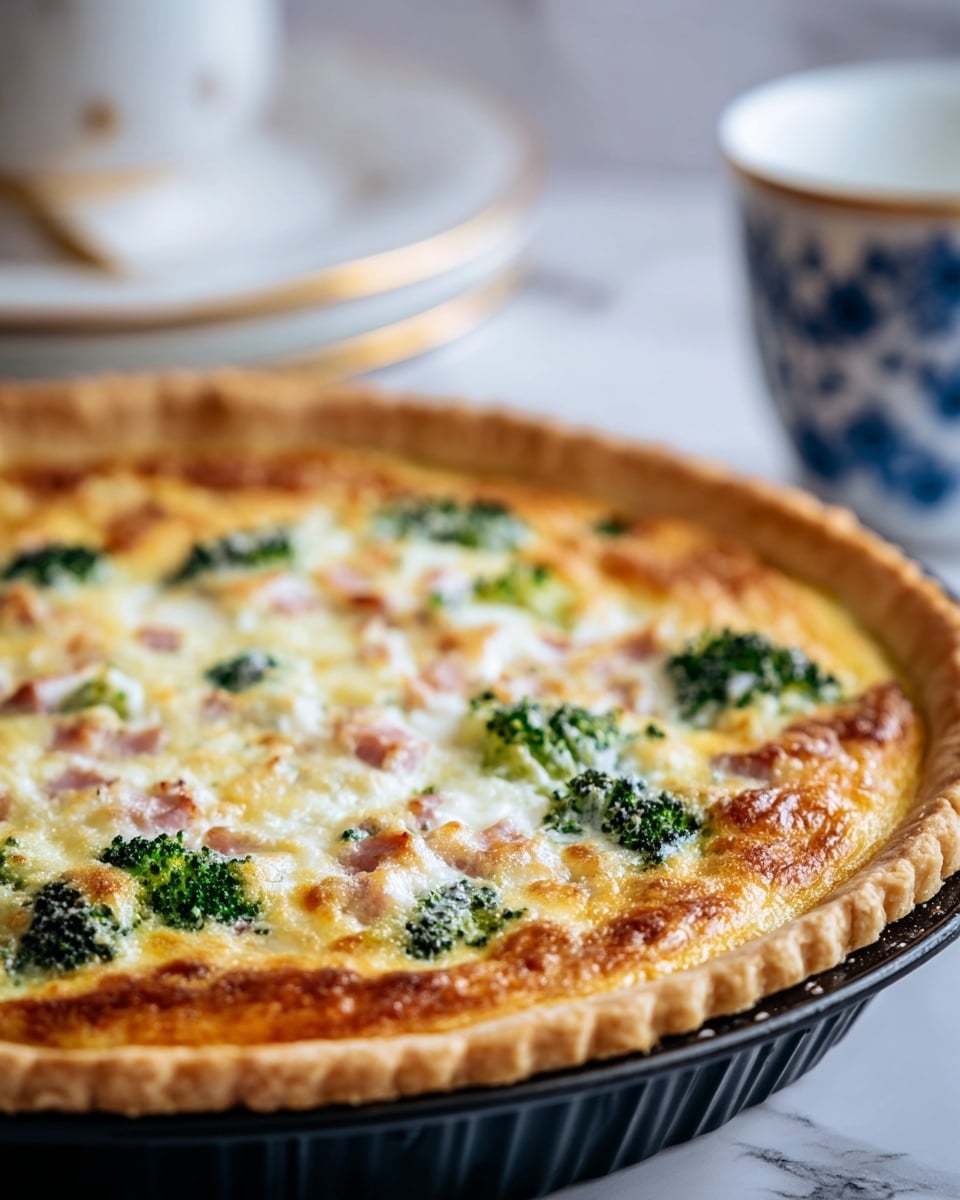 Broccolini Frittata with Bacon and Parmesan Recipe