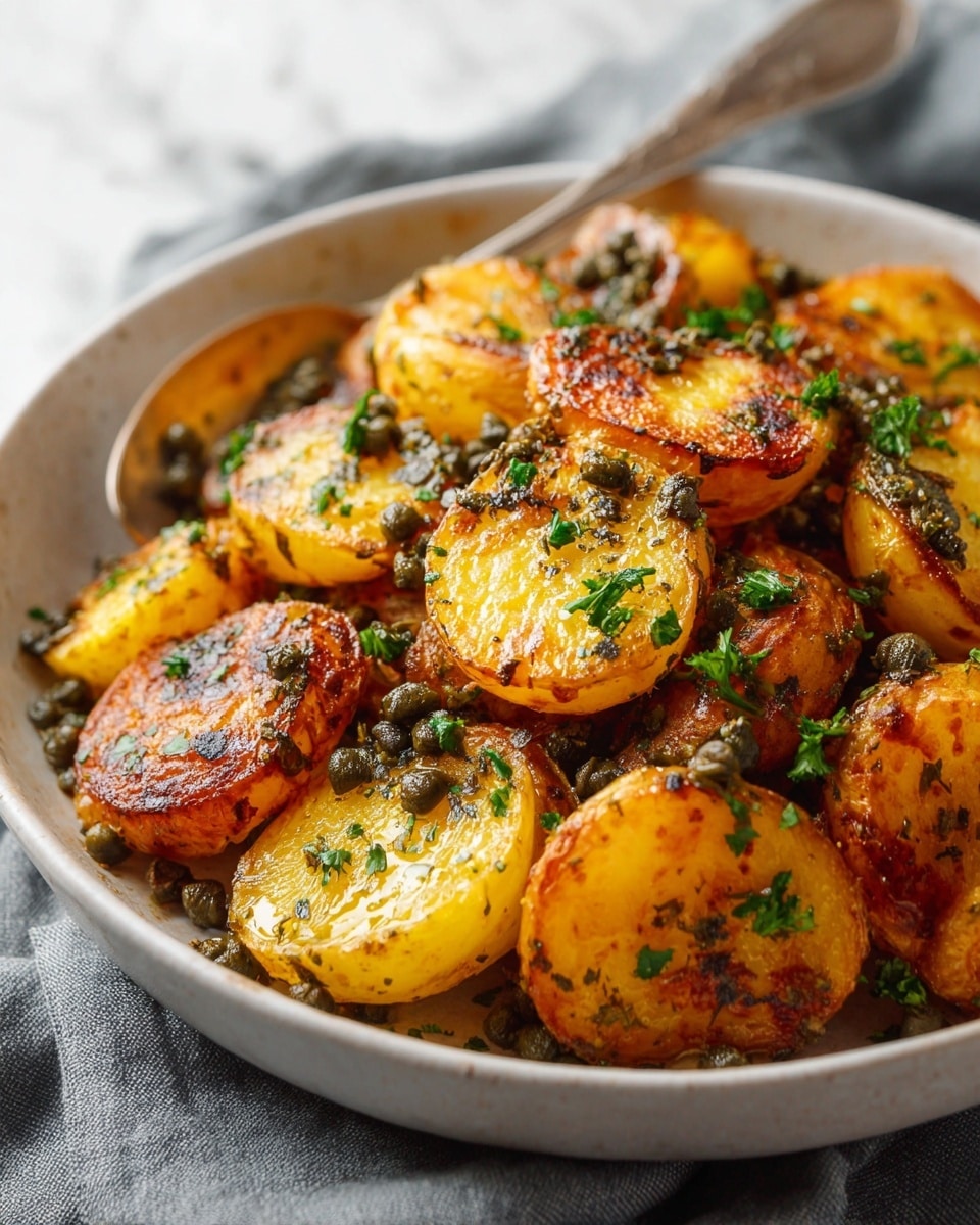 Crispy Roasted Potatoes with Salted Lemon Recipe - Recipe Image
