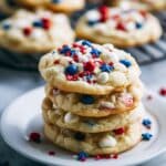 4th of July Marbled Cookies Recipe