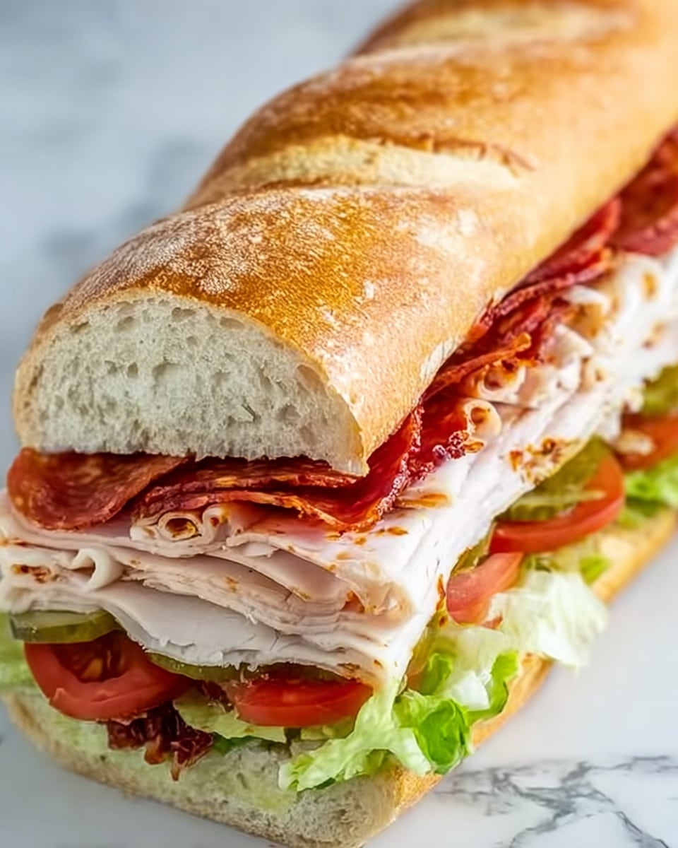 How to Make Italian Sub Sandwiches Recipe - Recipe Image