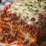 Classic Italian Meatloaf with Mozzarella and Marinara Recipe