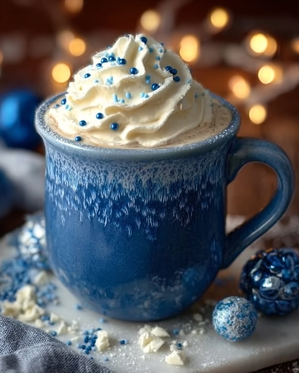 Frostbite Blue Christmas Cocoa Recipe - Recipe Image