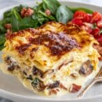 Creamy Chicken Mushroom Lasagna Recipe