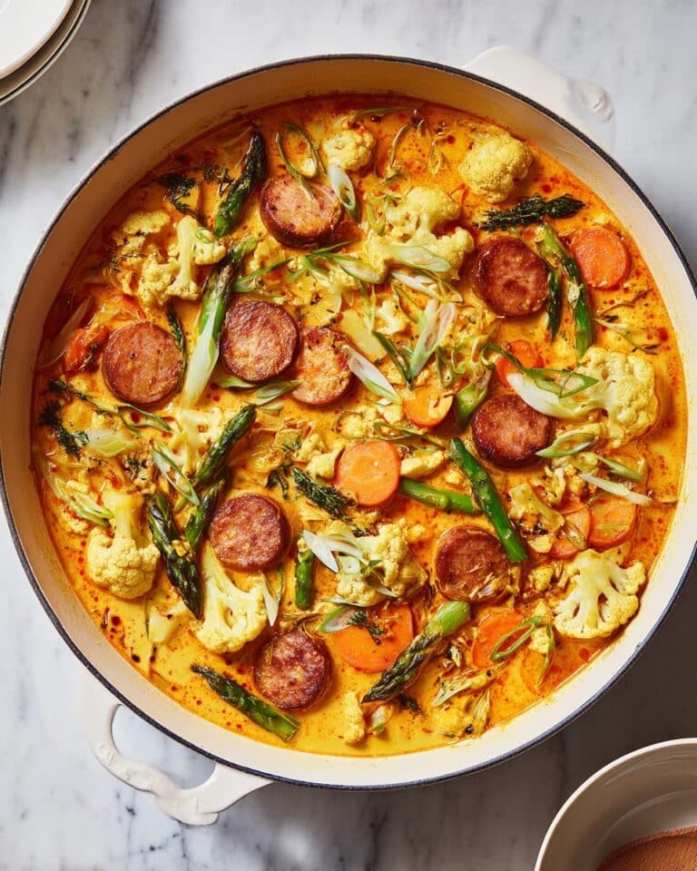 Healthier Curried Sausages Recipe