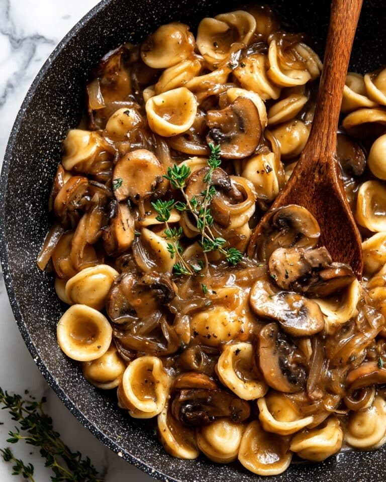 One Pot French Onion Pasta Recipe