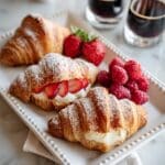 Berries and Cream Filled Croissants Recipe