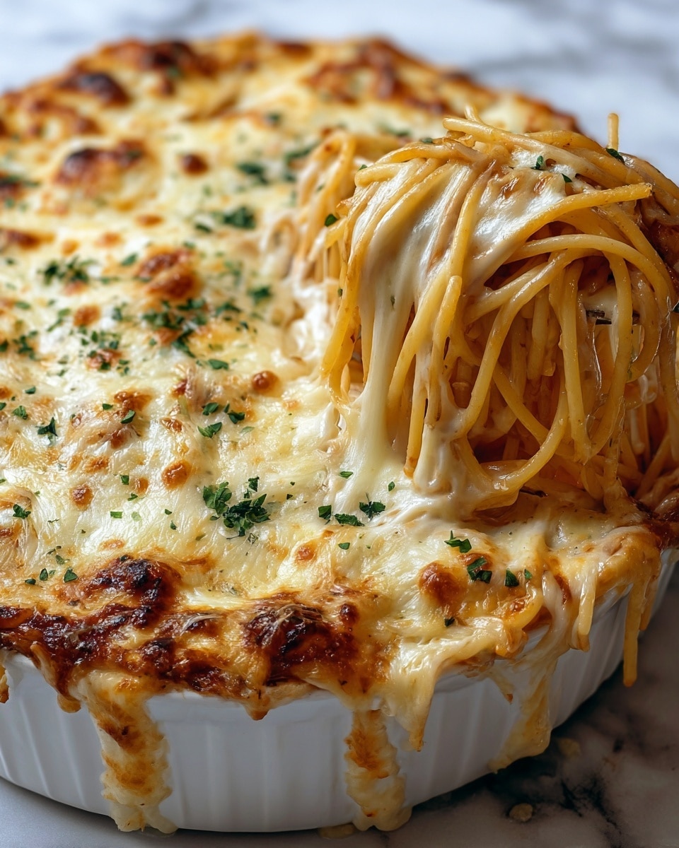 Baked Cream Cheese Spaghetti Recipe - Recipe Image