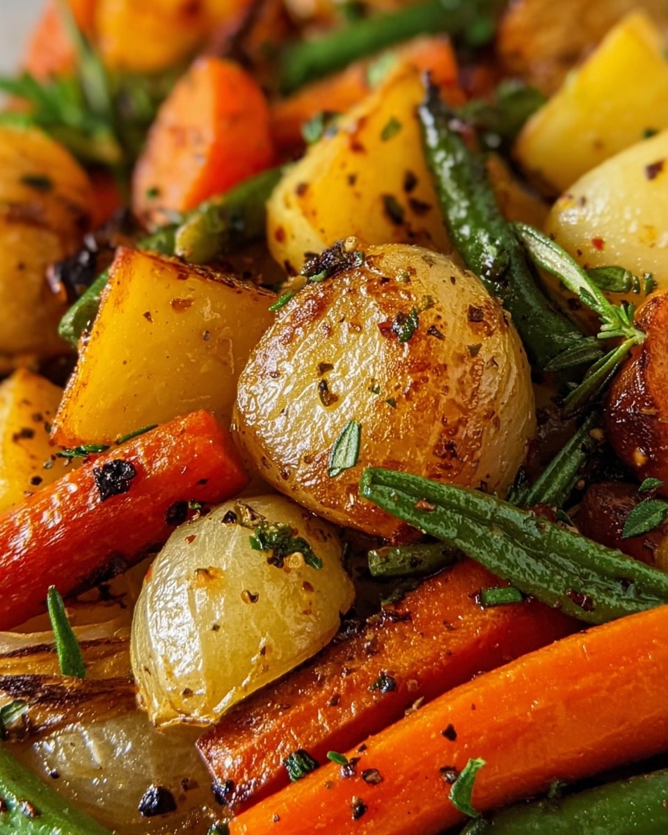 Garlic Herb Roasted Vegetables Recipe - Recipe Image