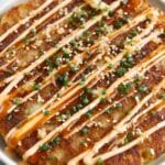 Savory Cabbage Pancakes with Sriracha Mayo Recipe