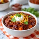Three-Bean Sweet Potato Chili Recipe
