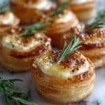 Brie and Jam Puff Pastry Bites Recipe