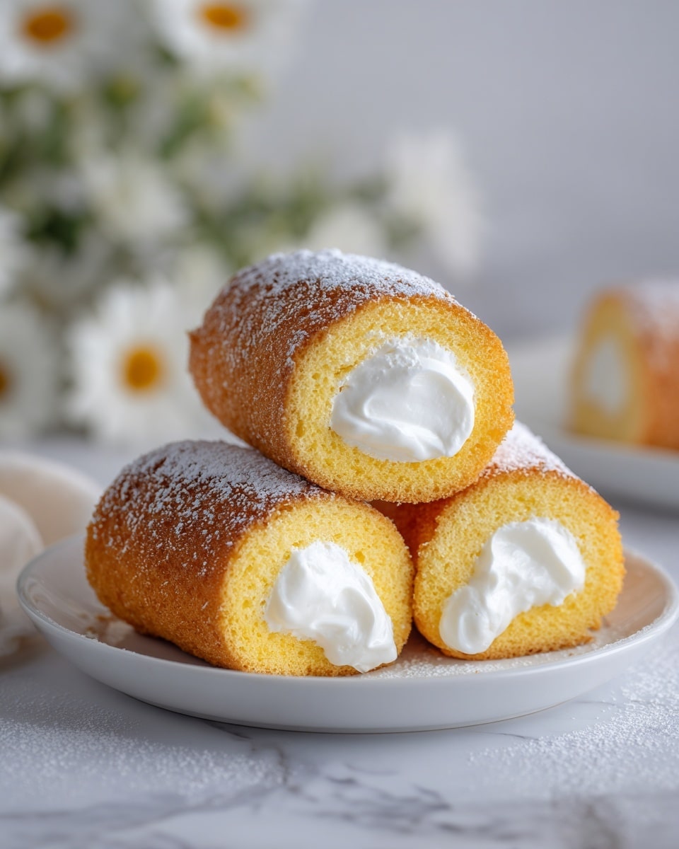 Homemade Twinkies Vanilla Cakes Recipe
