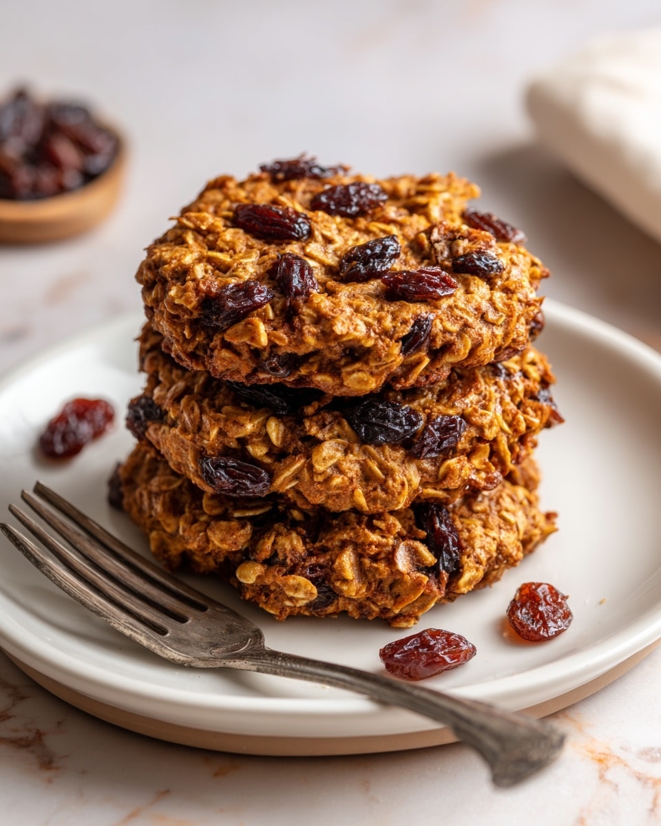 Vegan Oatmeal Raisin Cookies Recipe - Recipe Image