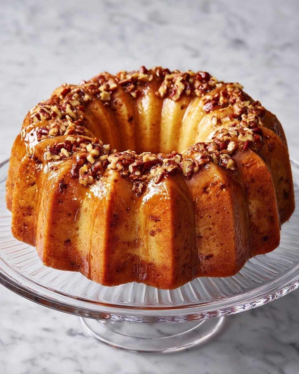 Pecan Praline Buttermilk Pound Cake Recipe