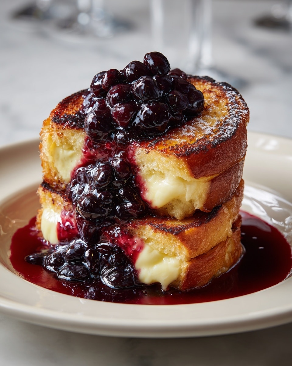 Blueberry Stuffed French Toast Recipe